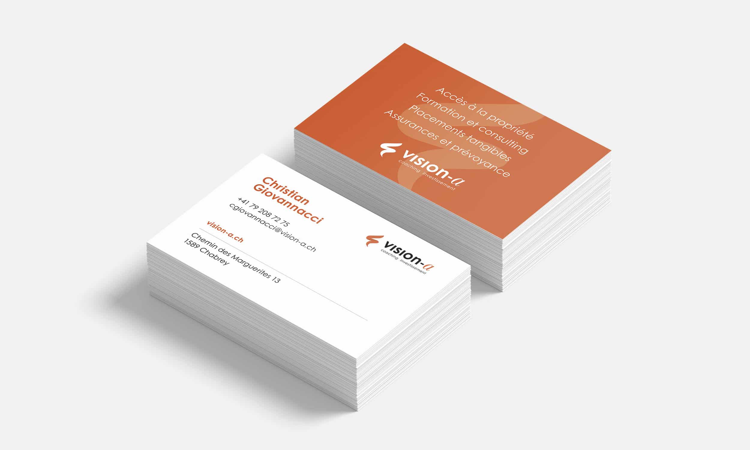 Cartes de visite vision-a