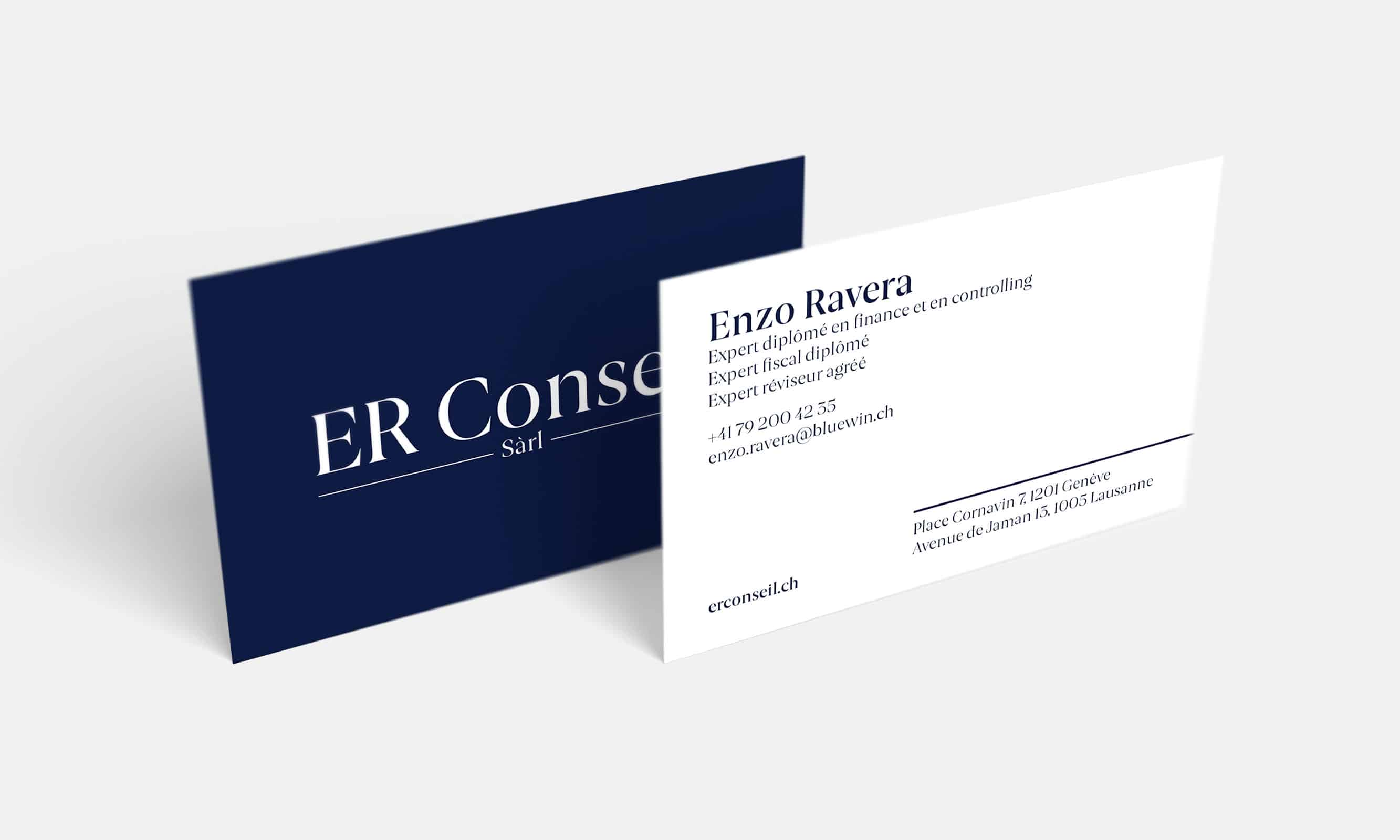 Cartes de visite ER Conseil